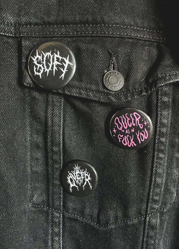 Pins, Buttons & Stickers